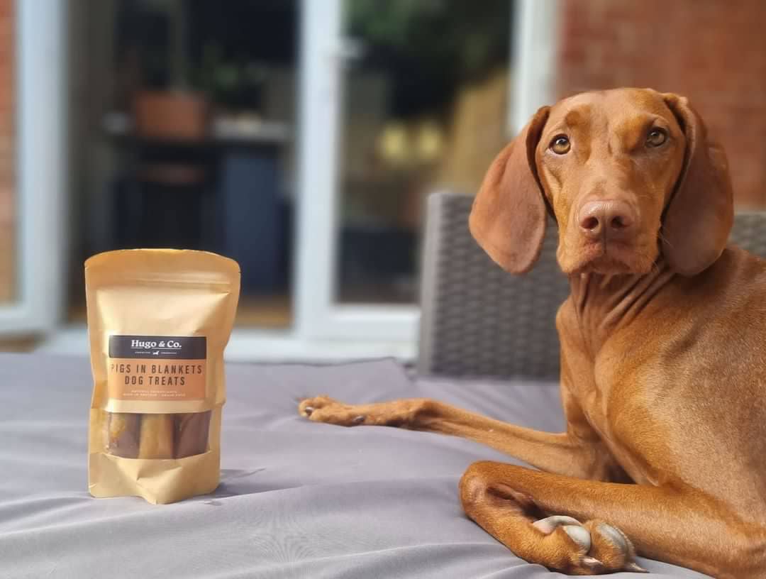 Pigs In Blankets Dog Treat Bag - 75g