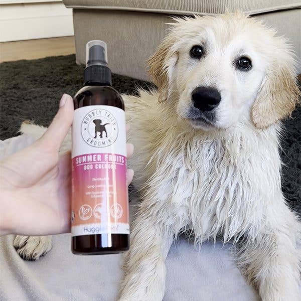 HugglePets Bubbly Tails Dog Cologne: Baby Powder