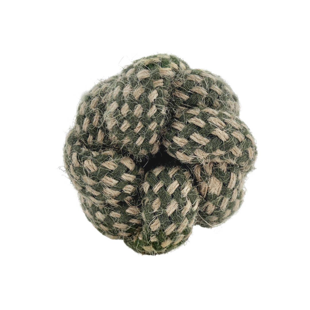 HugglePets Legacy Hemp Knotted Log Dog Toy