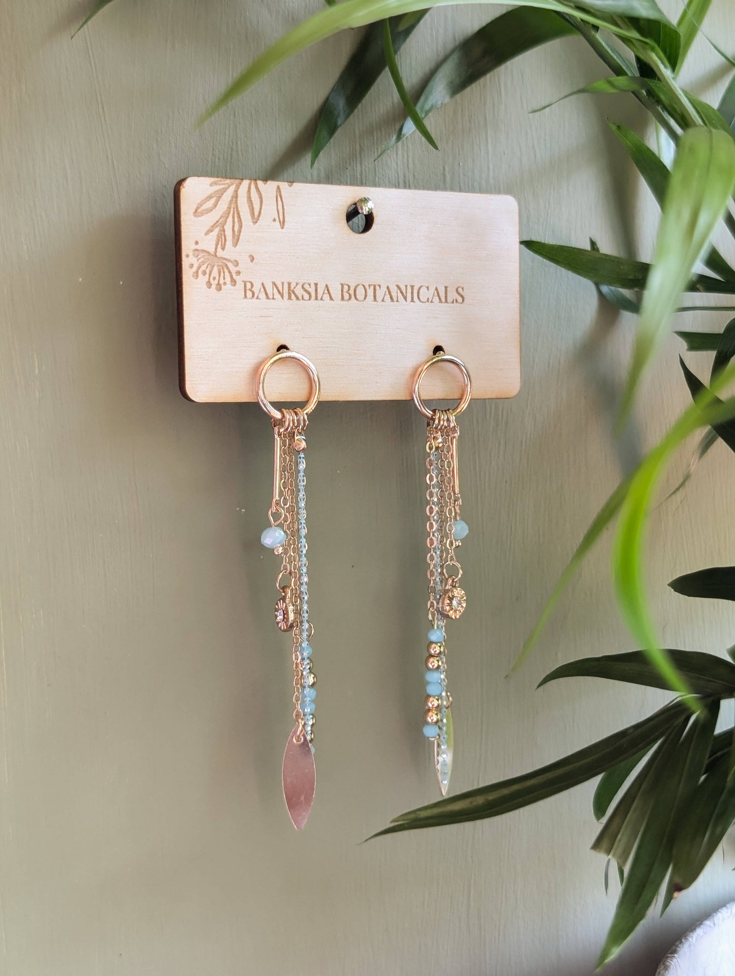 Statement Chain Stud Earrings