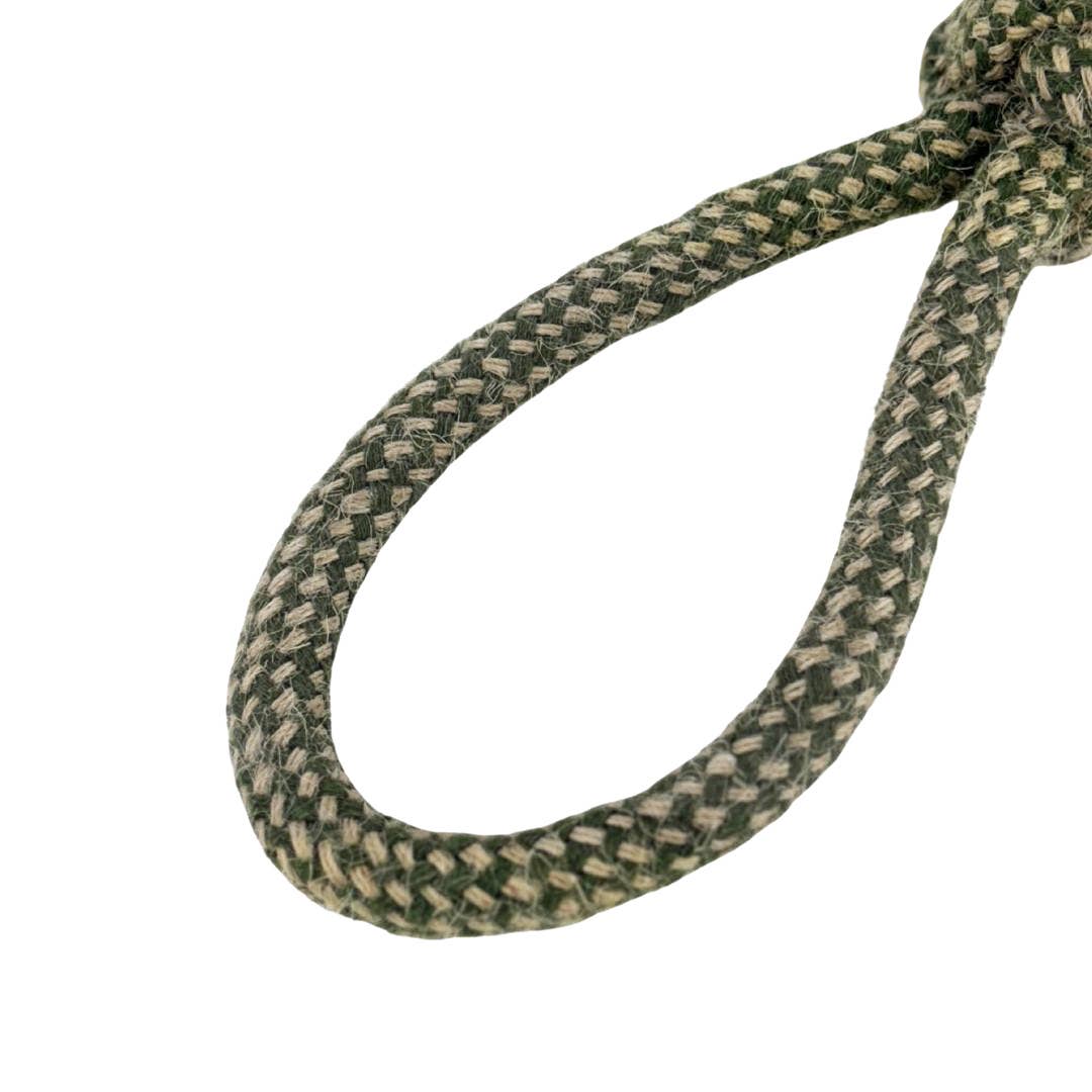 HugglePets Legacy Hemp Knotted Log Dog Toy