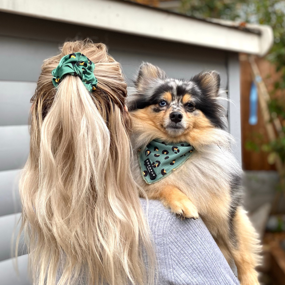 Khaki Leopard Bandana