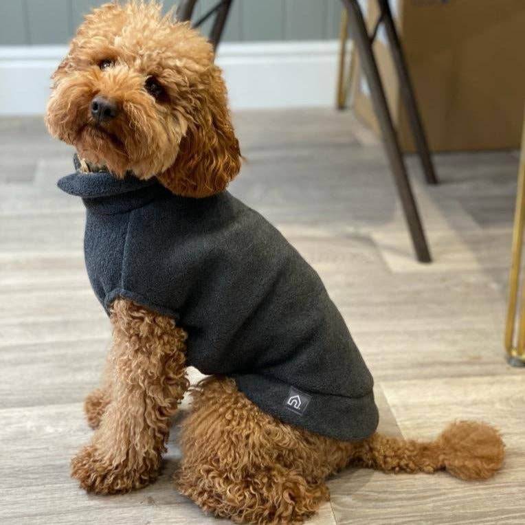 Small Breed Dog Fleece Jumper: Bubblegum Pink / Small