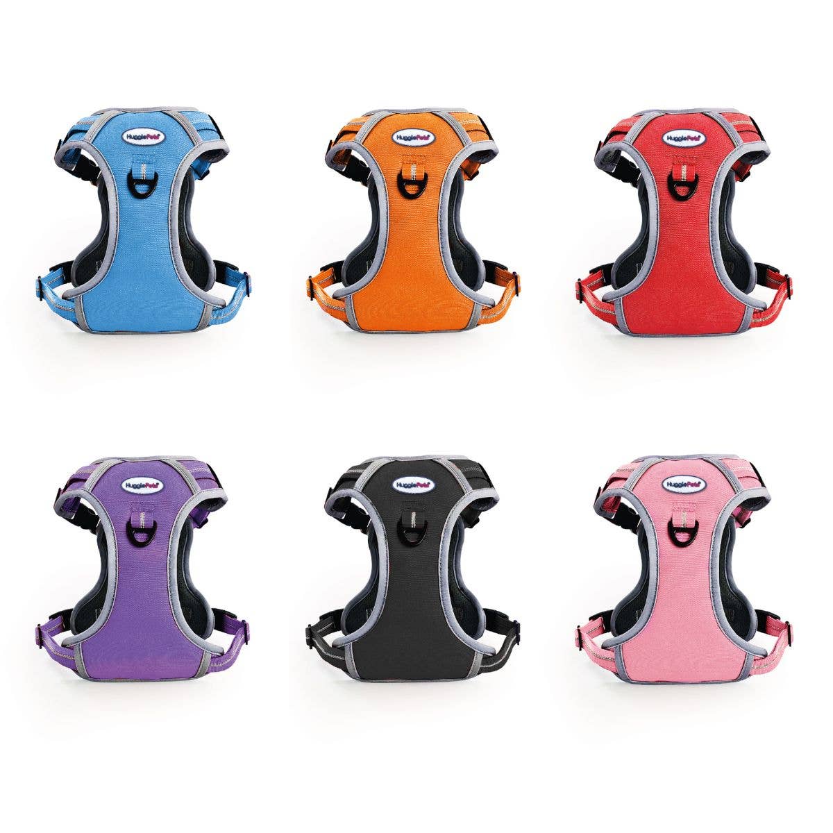 HugglePets Activity and Travel Dog Harness: Red / Large