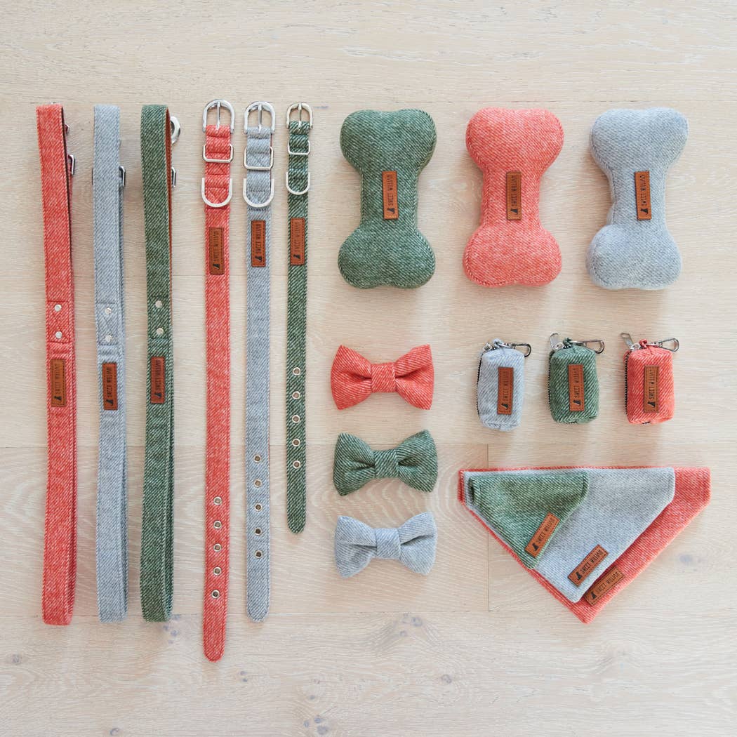 Dog Lead - Grey Tweed