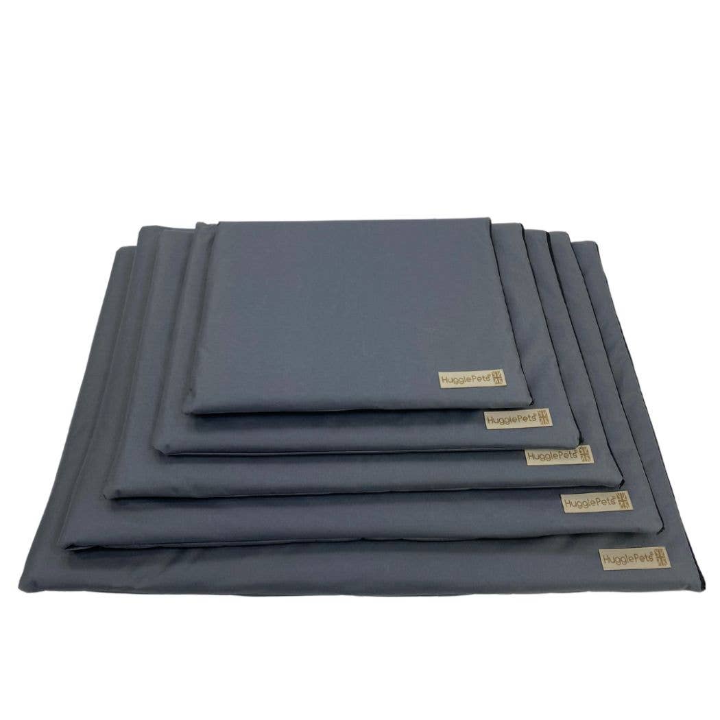 HugglePets Waterproof Dog Mat Cushion: Blue / Large