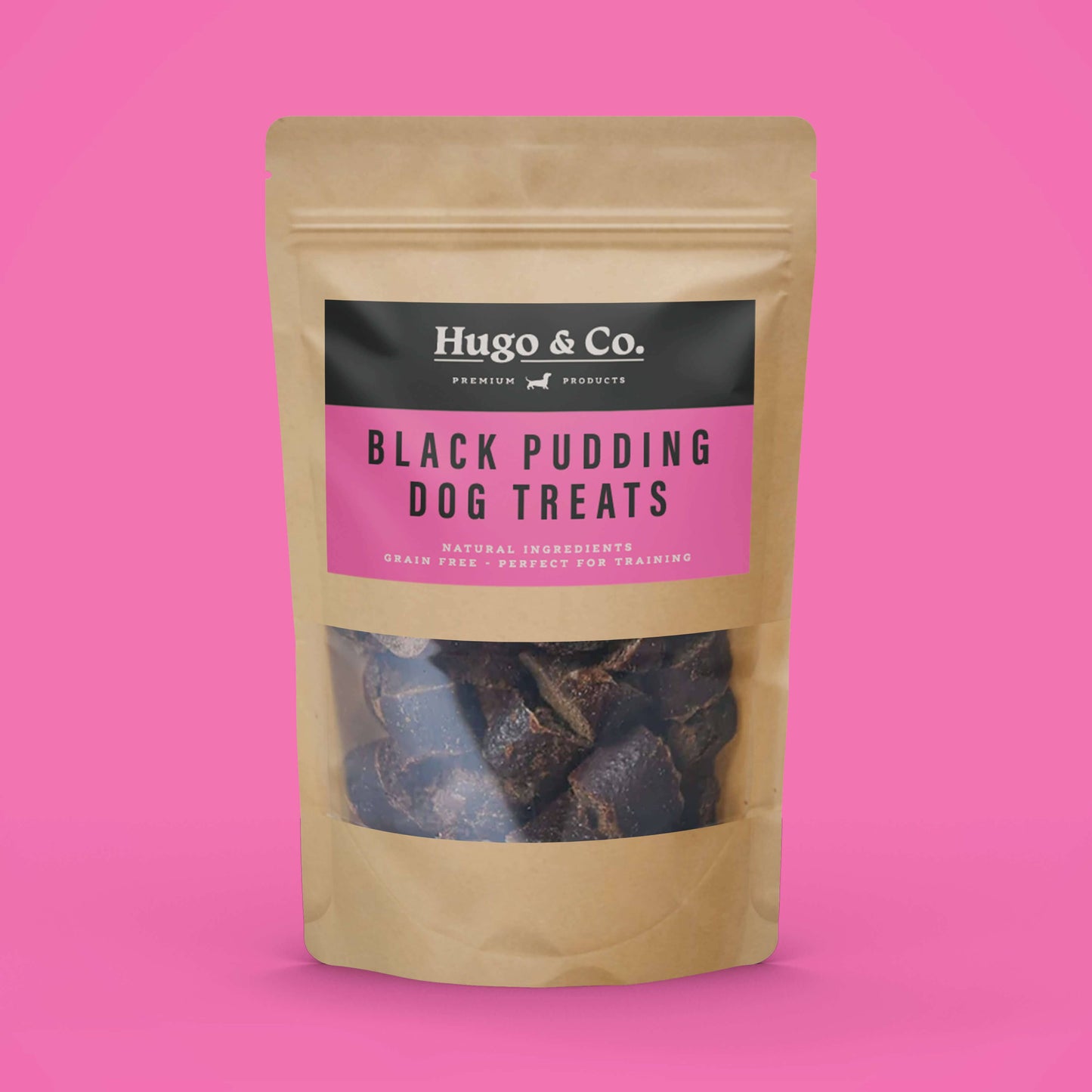 Black Pudding Dog Treat Bag