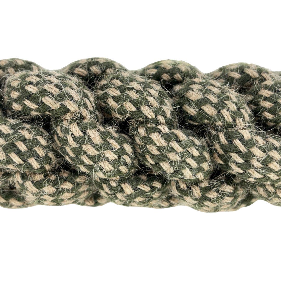 HugglePets Legacy Hemp Knotted Log Dog Toy