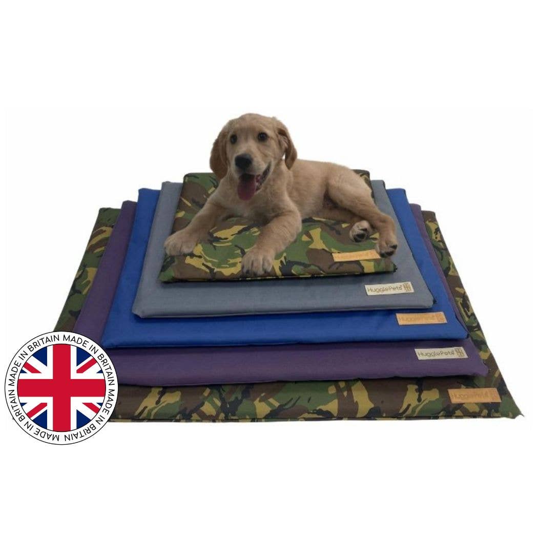 HugglePets Waterproof Dog Mat Cushion: Purple / Large