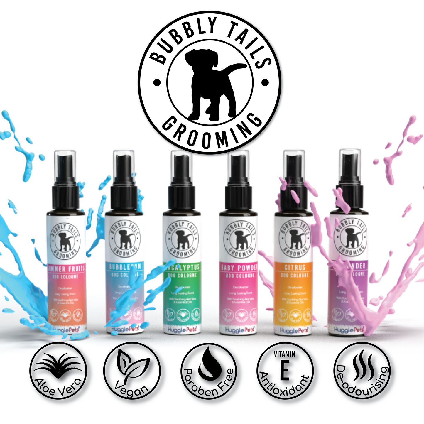 HugglePets Bubbly Tails Dog Cologne: Lavender