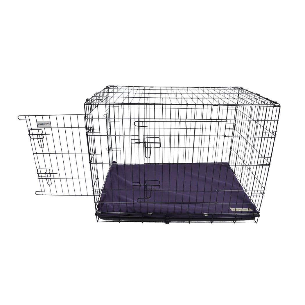 HugglePets Waterproof Dog Mat Cushion: Purple / Large
