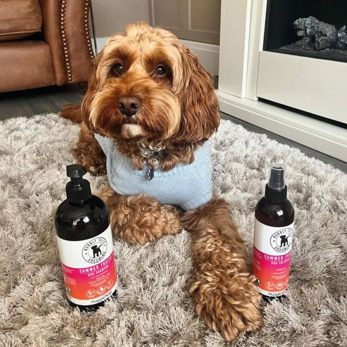 HugglePets Bubbly Tails Dog Cologne: Baby Powder