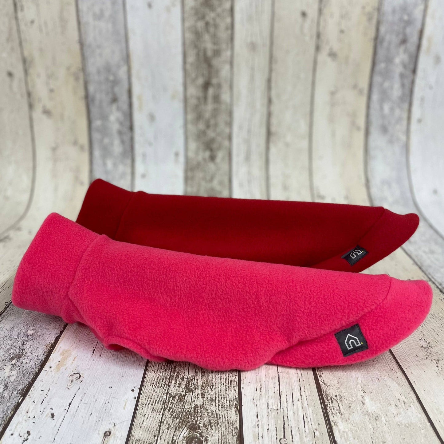 Small Breed Dog Fleece Jumper: Bubblegum Pink / Small