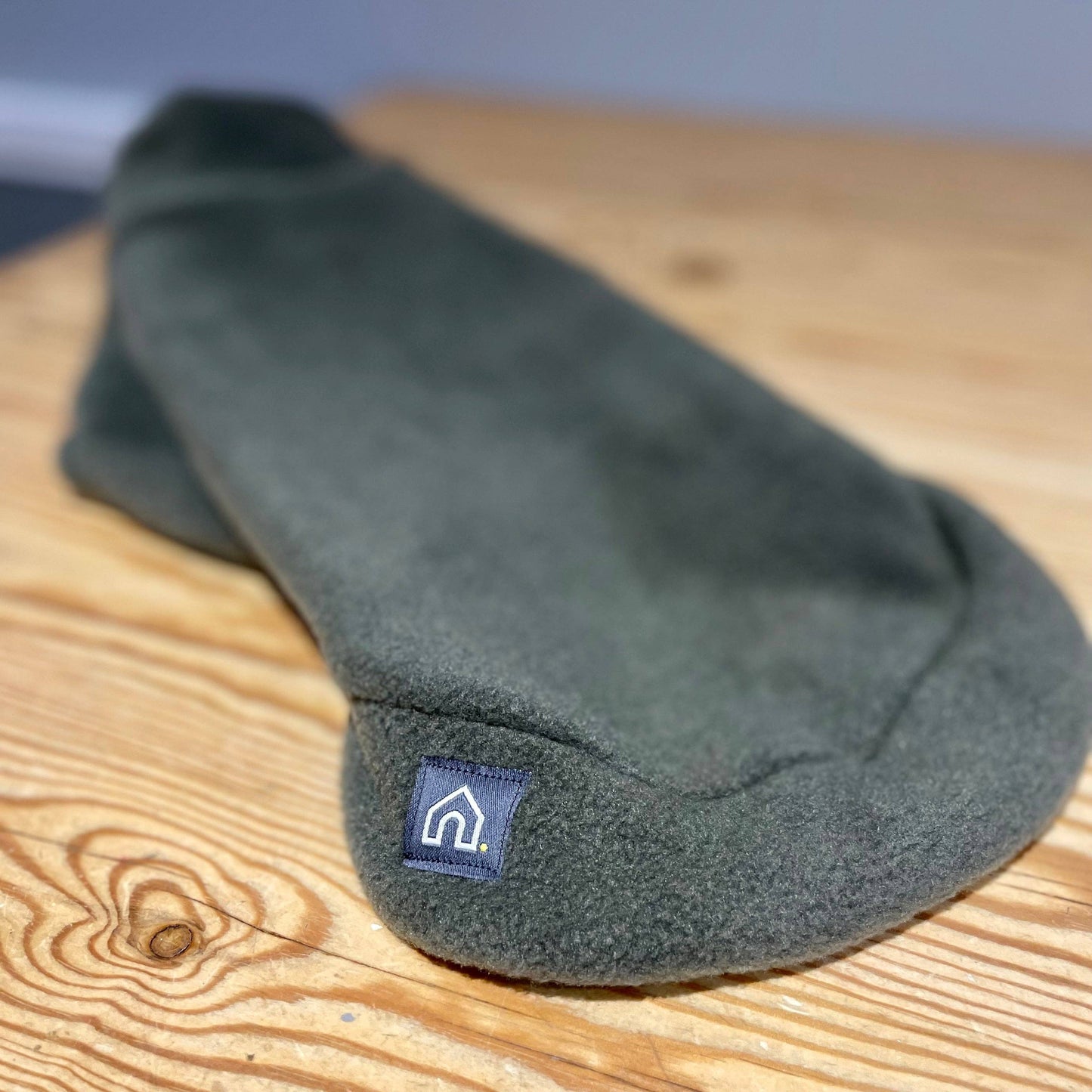 Medium Breed Dog Fleece Jumper: Olive / Medium