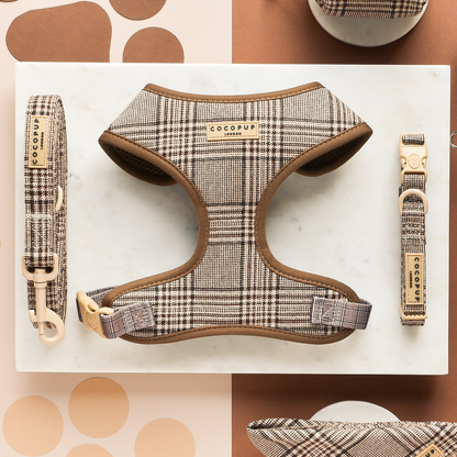 Pup Plaid Adjustable Neck Harness: XS