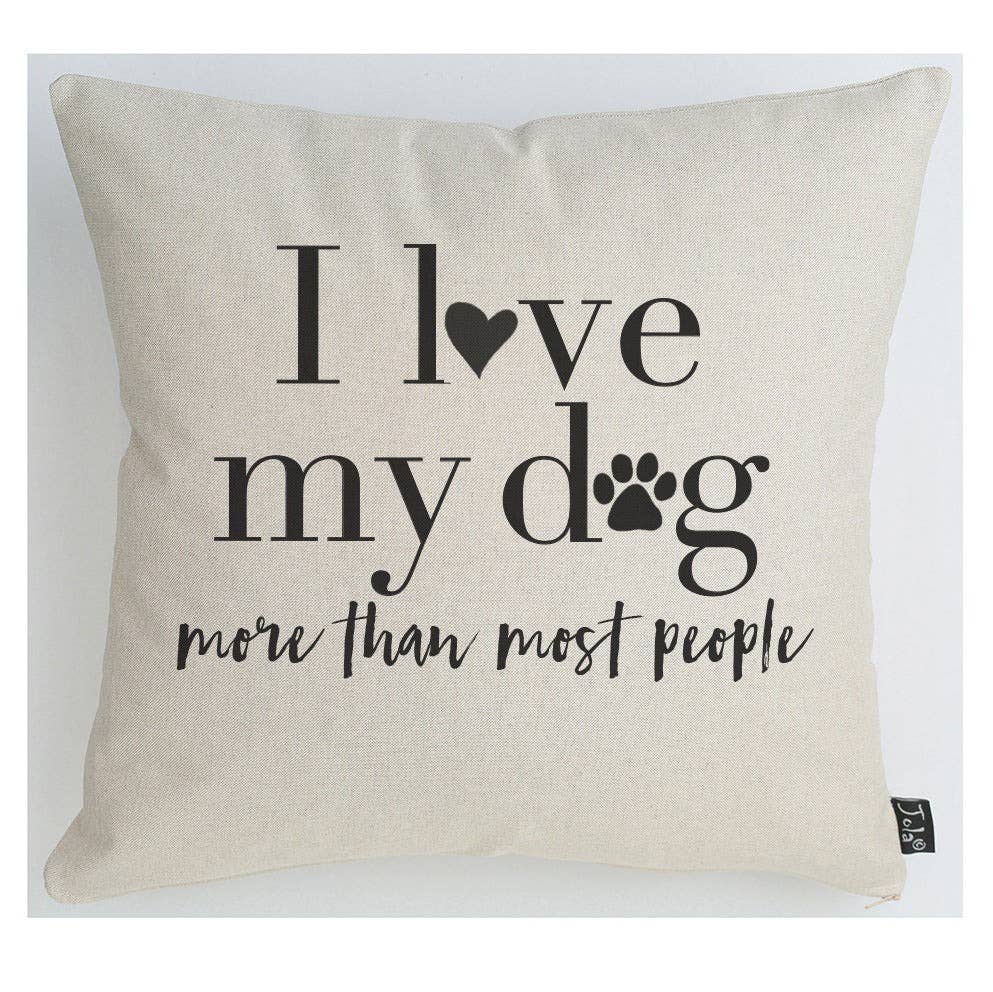 Love My Dog Cushion: 45x45cm
