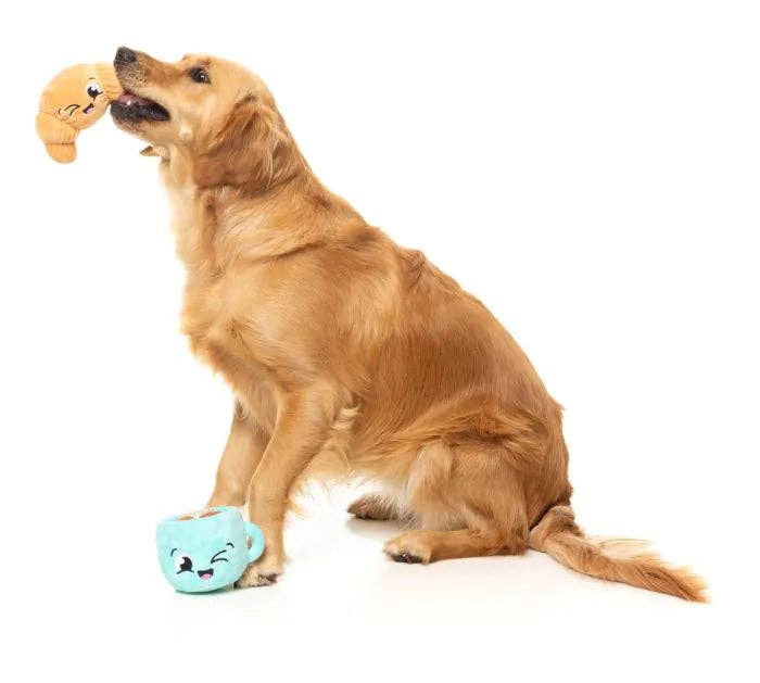 Croissant & Cappuccino 2PK - Dog Toy