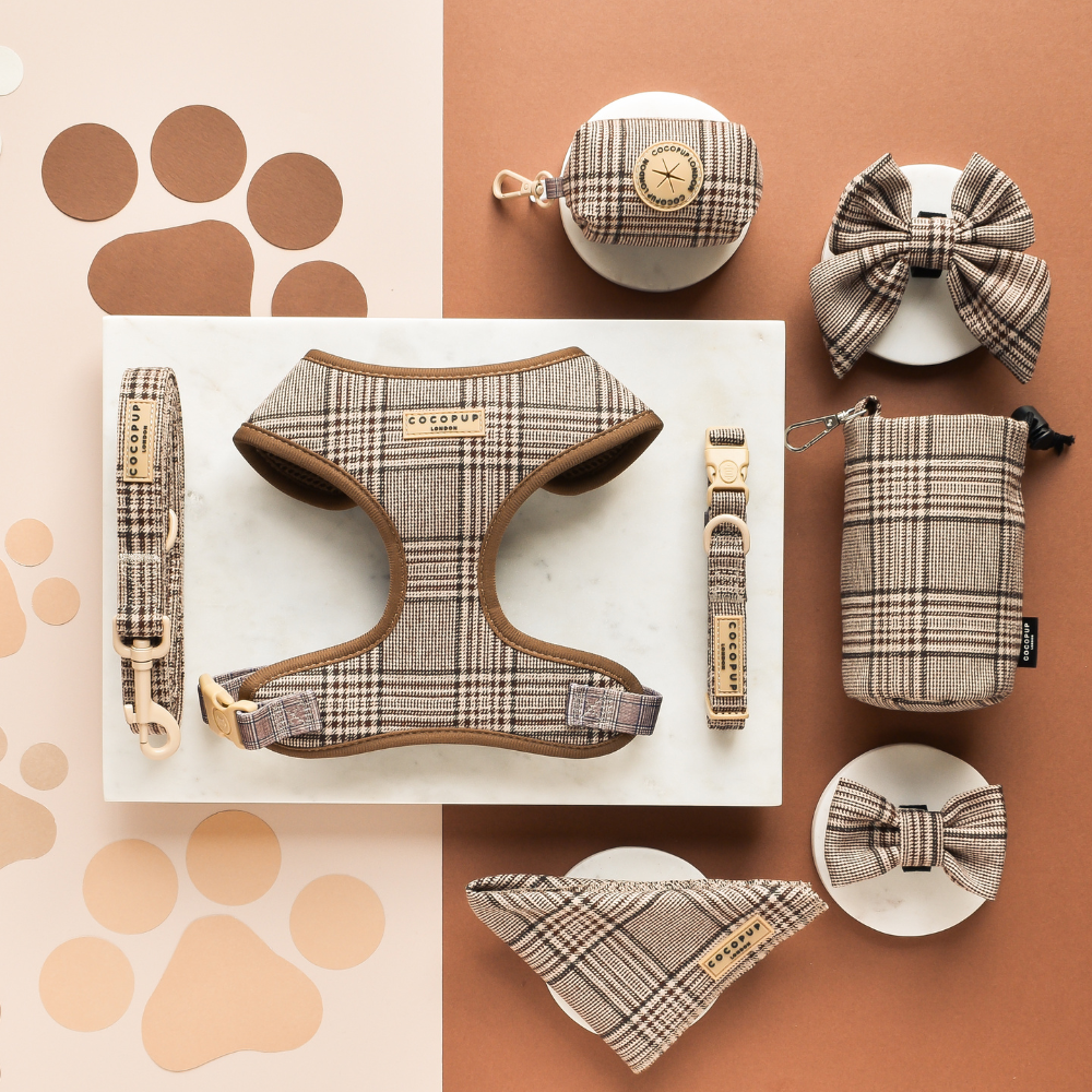 Pup Plaid Collar: Small