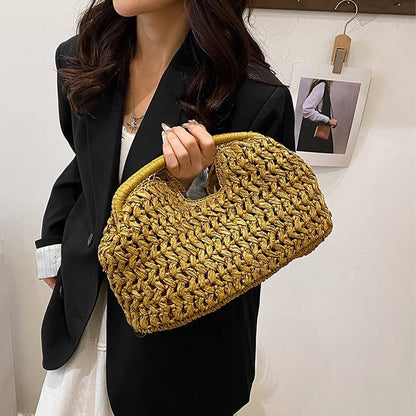 Sculptural Cloud Bag Beach Summer Bag: Chocolate