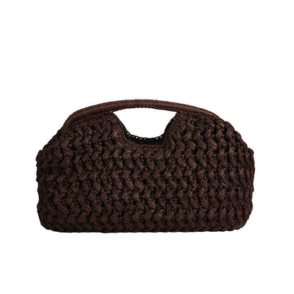 Sculptural Cloud Bag Beach Summer Bag: Chocolate