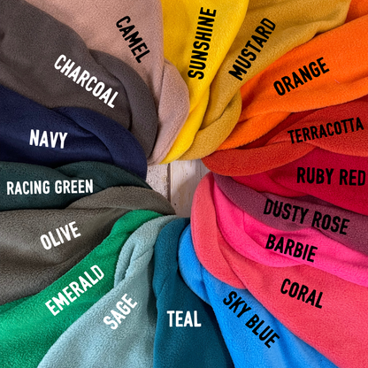 Small Breed Dog Fleece Jumper: Dusty Rose / Extra Small