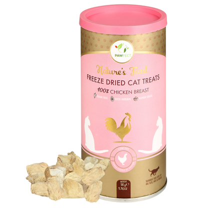 Pawfect Nature's Feast Freeze Dried Cat Treats: Chicken Breast: 50g