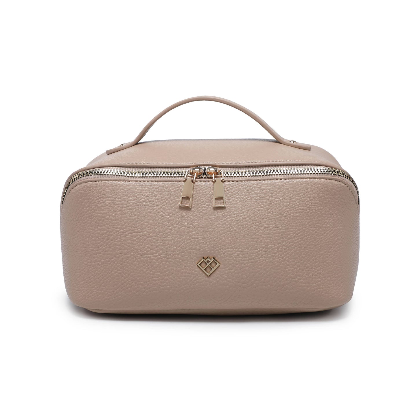 B23055-3 Compartments Waterproof Cosmetic/Makeup Bag: Wine