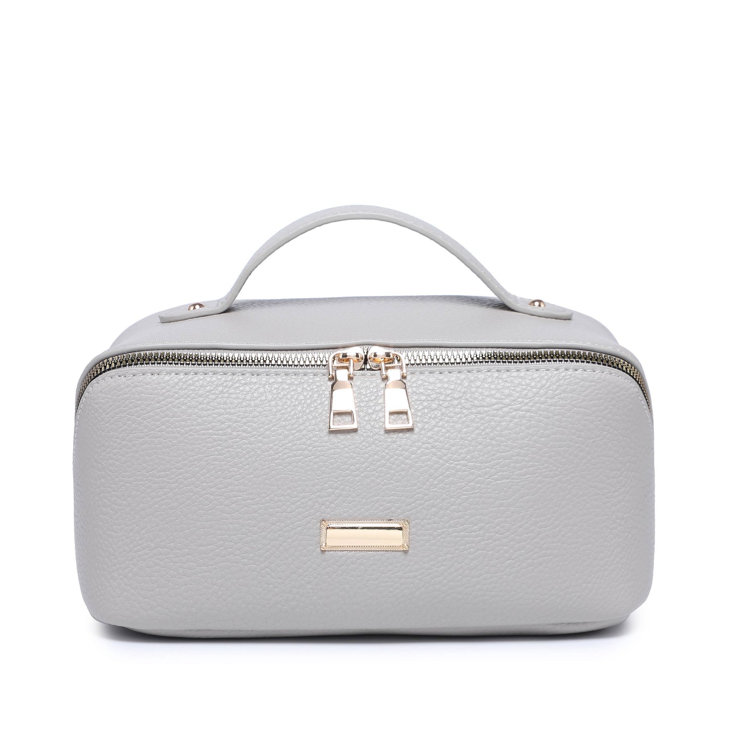 B23055-3 Compartments Waterproof Cosmetic/Makeup Bag: L Blue