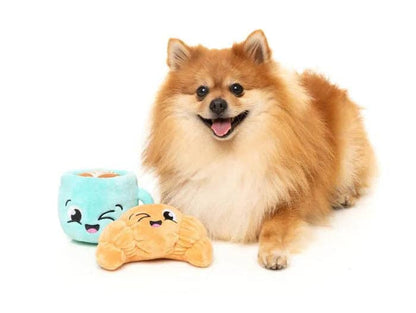Croissant & Cappuccino 2PK - Dog Toy