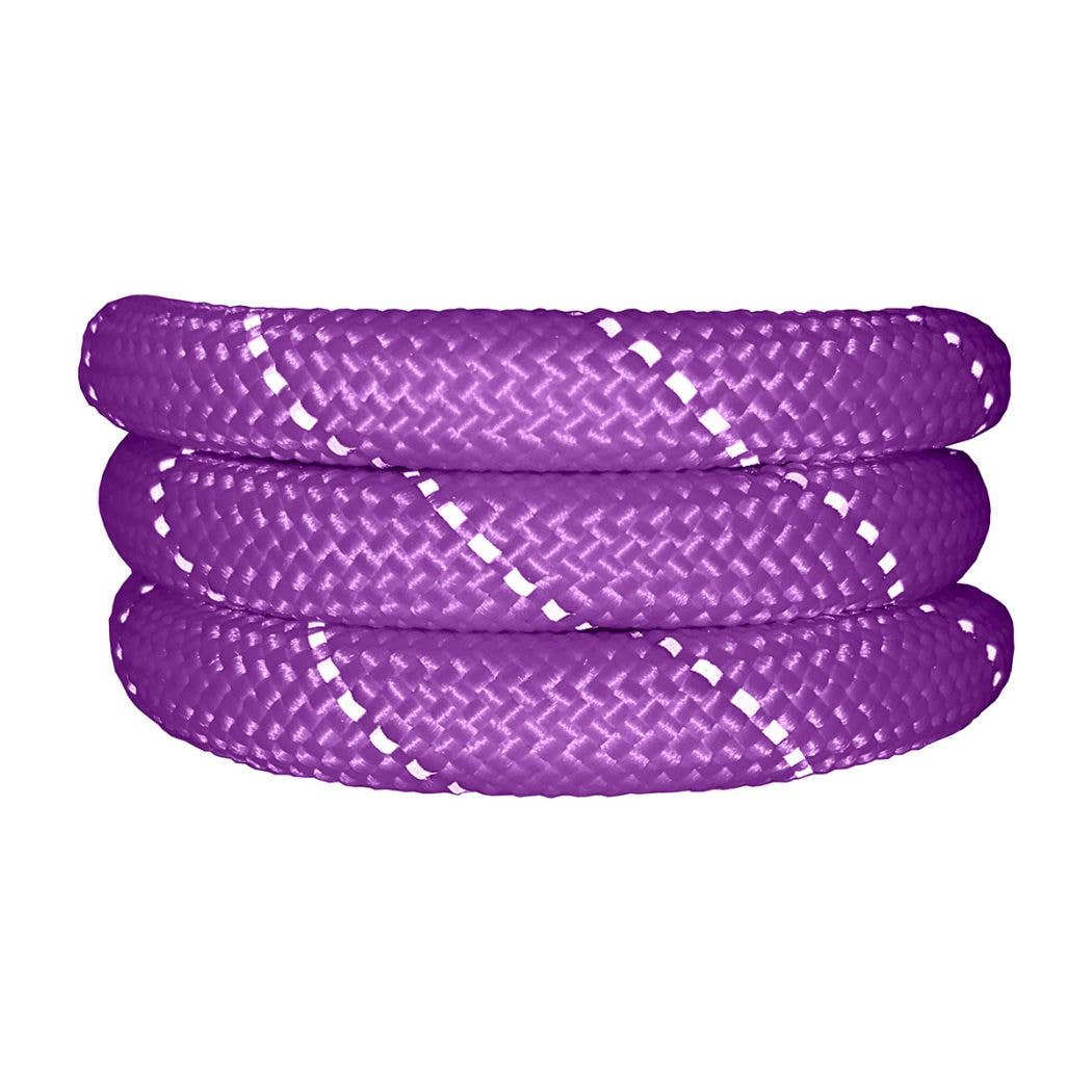 HugglePets Reflective Rope Slip Dog Lead: Purple / 150 x 1.2 cm (Max: 50 kg)