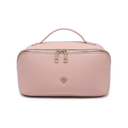 B23055-3 Compartments Waterproof Cosmetic/Makeup Bag: Olive