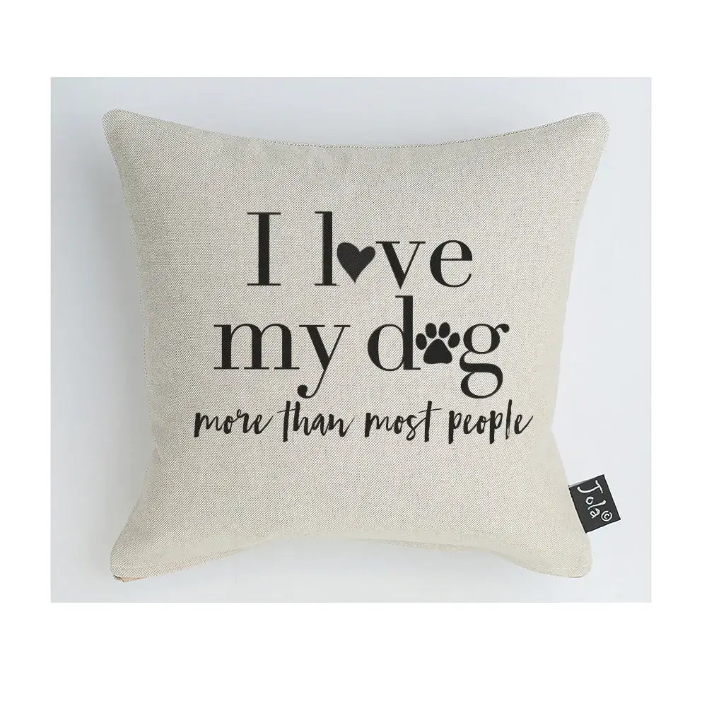 Love My Dog Cushion: 45x45cm