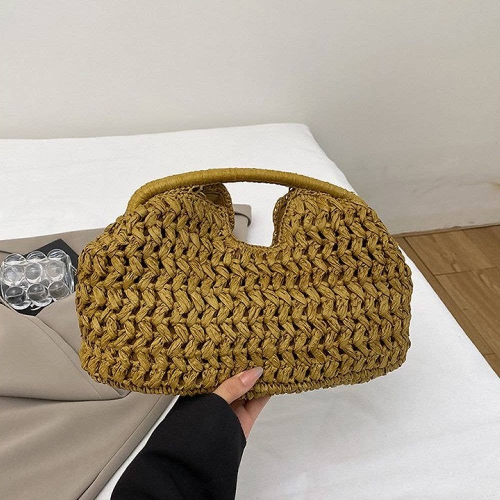 Sculptural Cloud Bag Beach Summer Bag: Chocolate