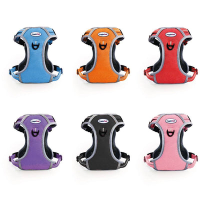 HugglePets Activity and Travel Dog Harness: Red / Large