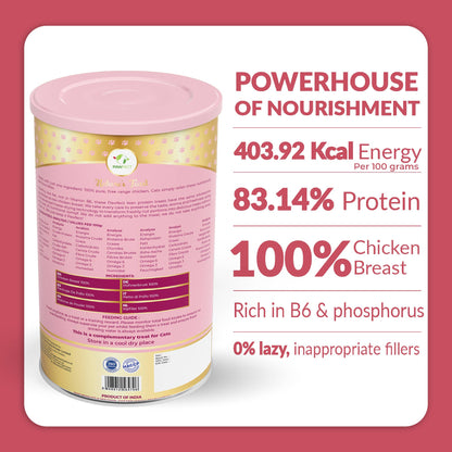 Pawfect Nature's Feast Freeze Dried Cat Treats: Chicken Breast: 50g