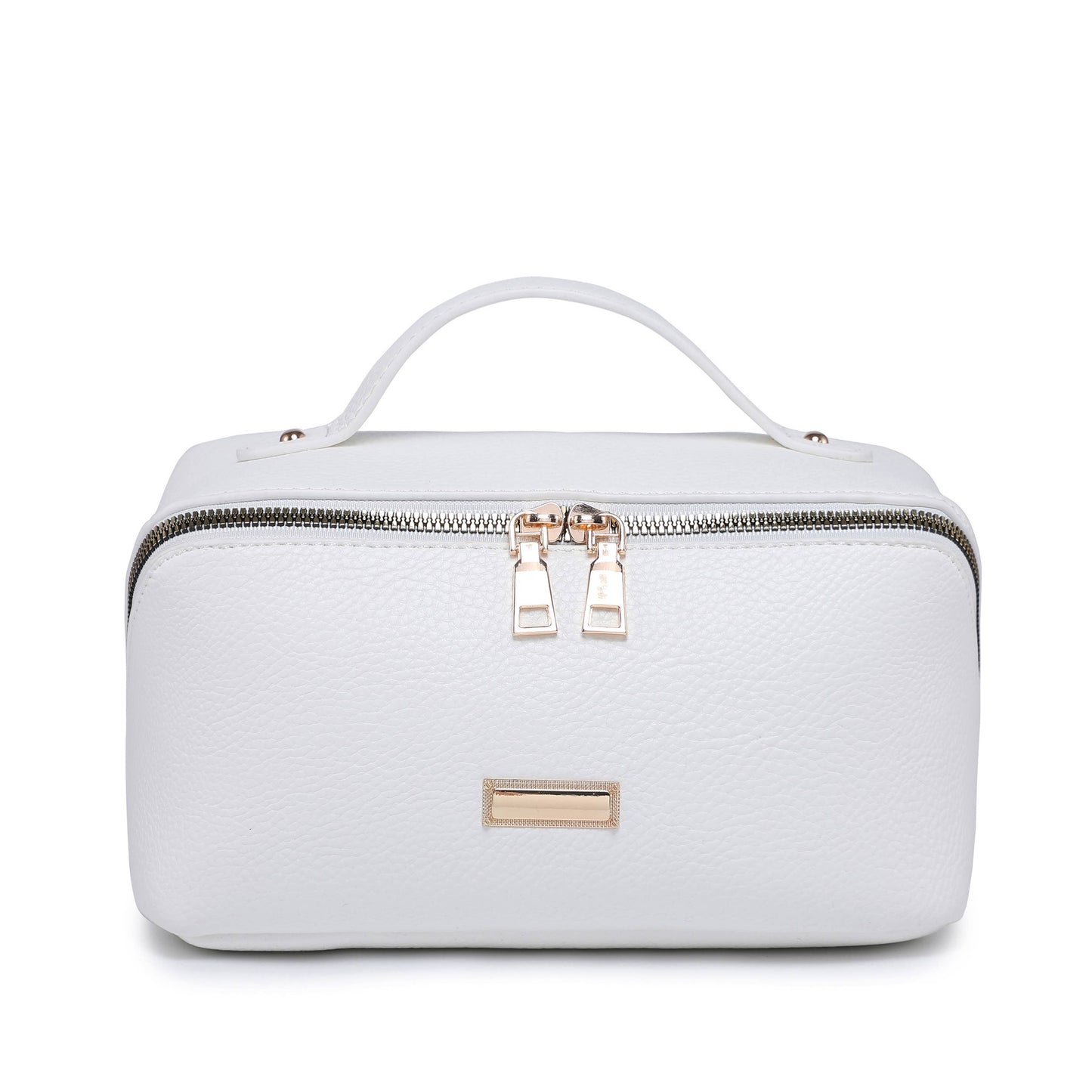 B23055-3 Compartments Waterproof Cosmetic/Makeup Bag: D Blue