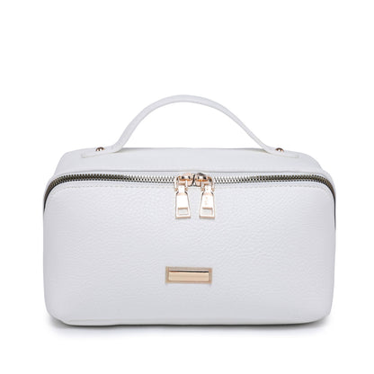 B23055-3 Compartments Waterproof Cosmetic/Makeup Bag: D Blue