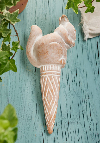 Terracotta Squirrel Watering Spike