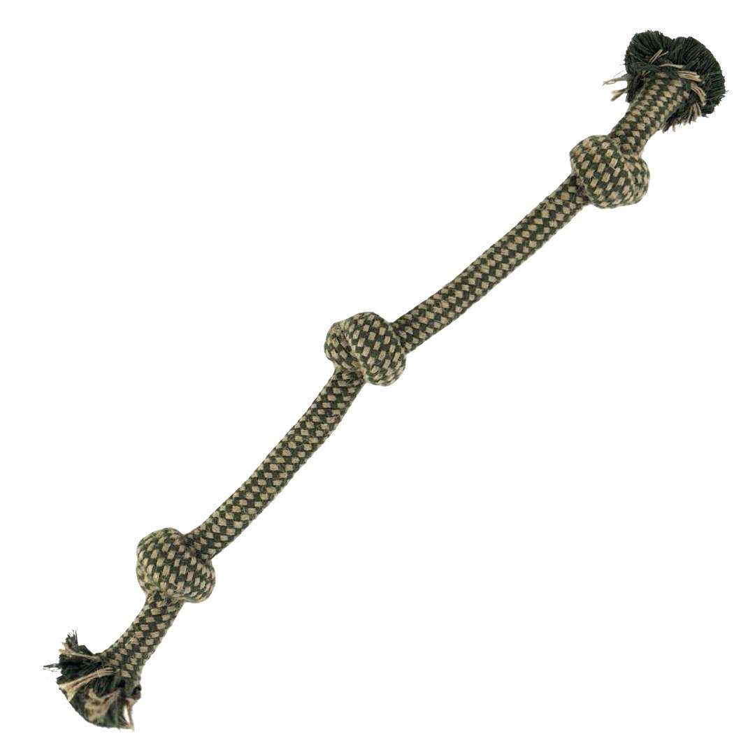 HugglePets Legacy Hemp 3 Knot Dog Toy