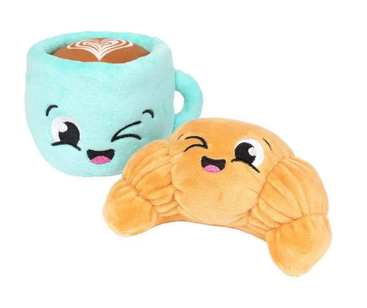 Croissant & Cappuccino 2PK - Dog Toy