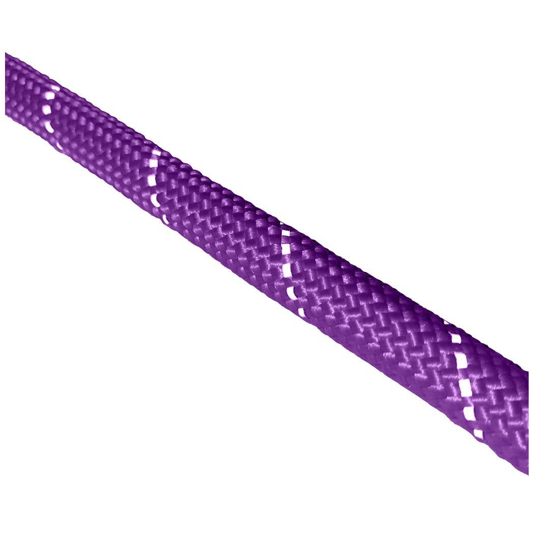 HugglePets Reflective Rope Slip Dog Lead: Purple / 150 x 1.2 cm (Max: 50 kg)