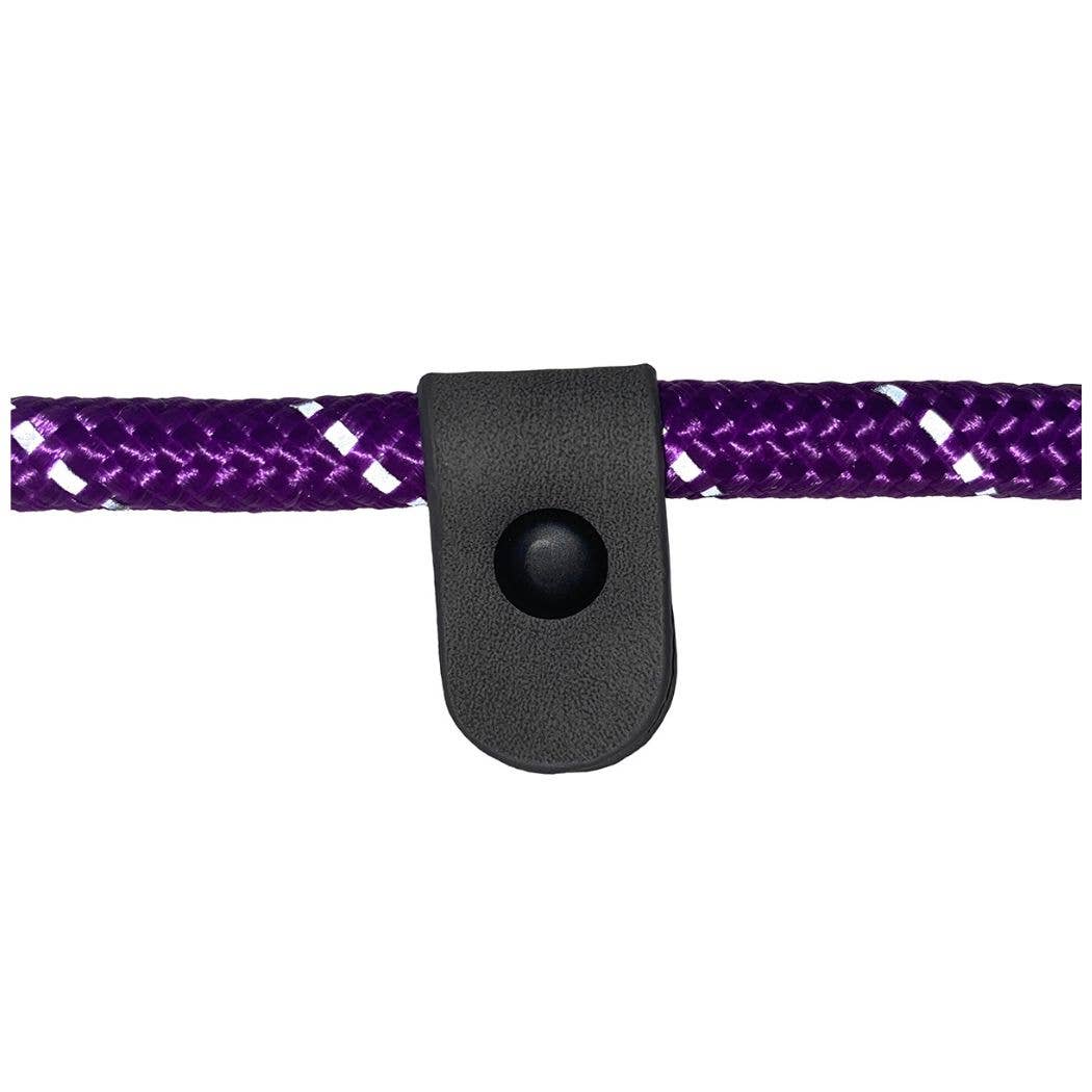 HugglePets Reflective Rope Slip Dog Lead: Purple / 150 x 1.2 cm (Max: 50 kg)