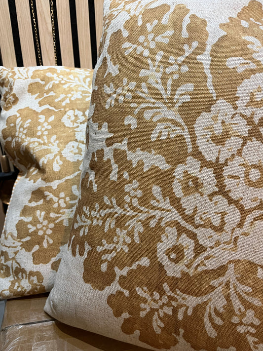 FANCIFUL, OCHRE CUSHION