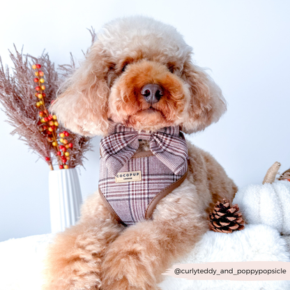 Pup Plaid Adjustable Neck Harness: XS