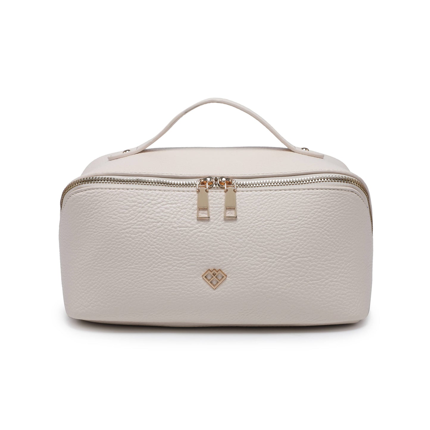 B23055-3 Compartments Waterproof Cosmetic/Makeup Bag: L Blue