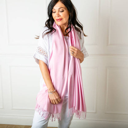 Georgia Pashmina: Silver Grey