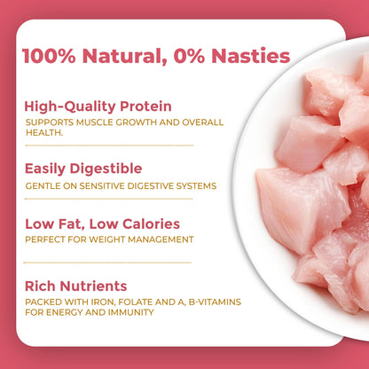 Pawfect Nature's Feast Freeze Dried Cat Treats: Chicken Breast: 50g