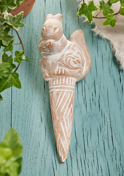 Terracotta Squirrel Watering Spike