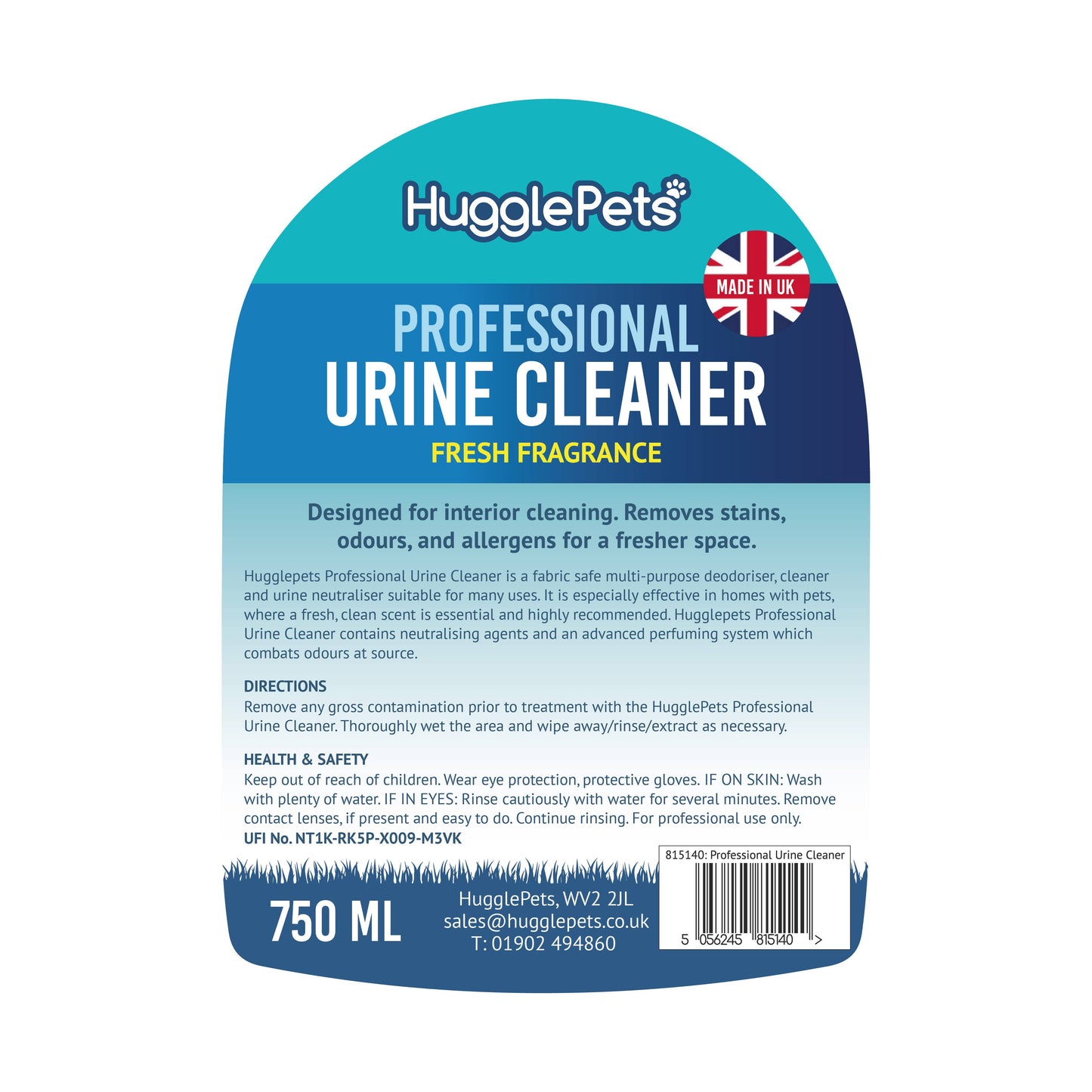 HugglePets Professional Urine Cleaner - UK ONLY