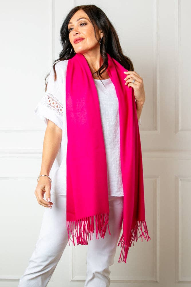 Georgia Pashmina: Fuchsia